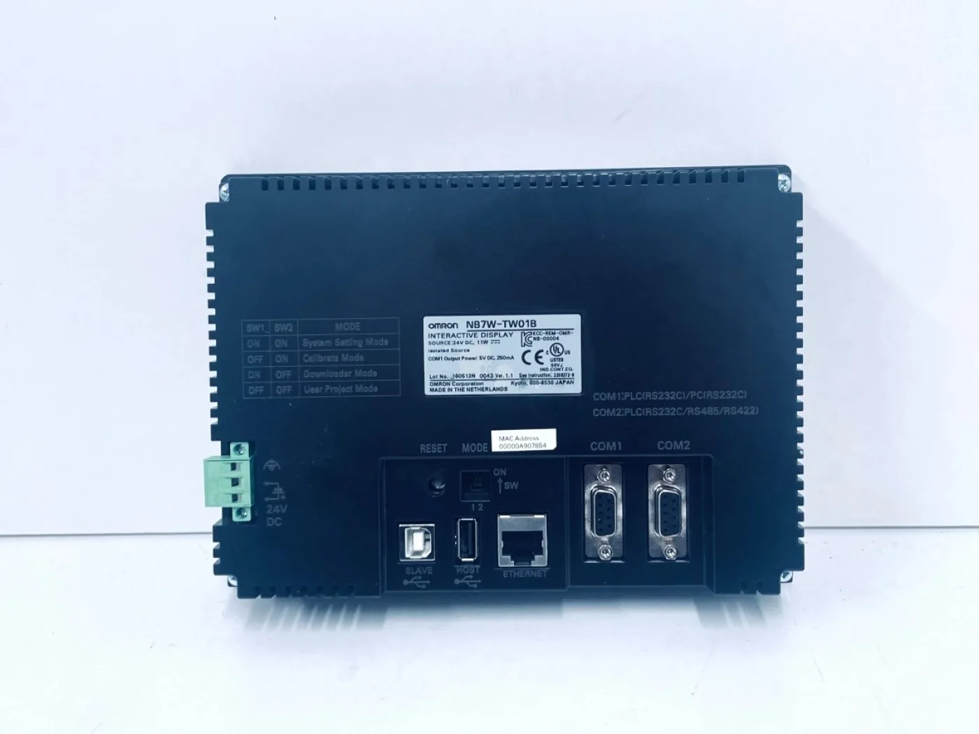 Omron Interactive Display NB7W-TW01B - 3