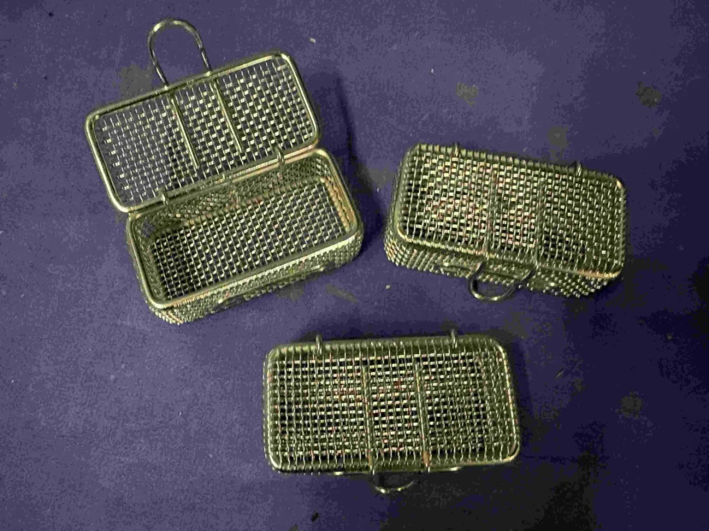kleine Steri Körbe/small steril baskets (Gebraucht, gut) - 4