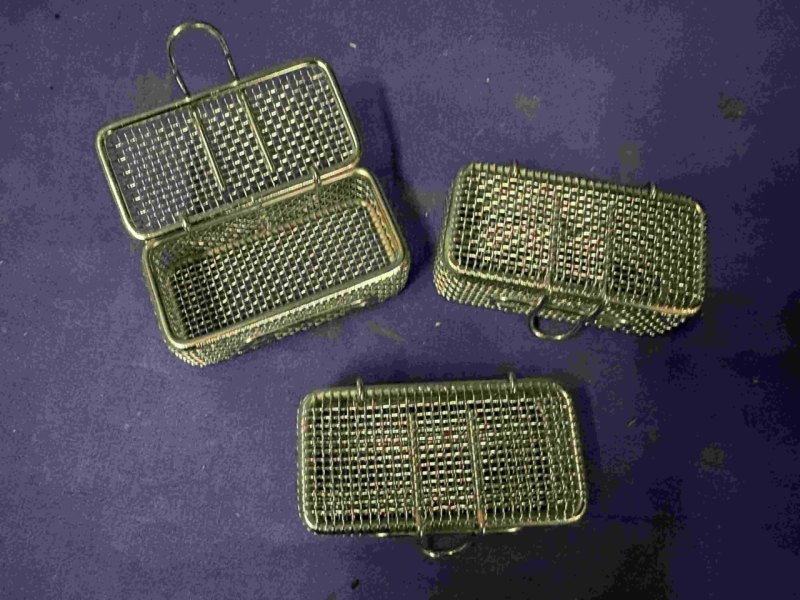 kleine Steri Körbe/small steril baskets (Gebraucht, gut)