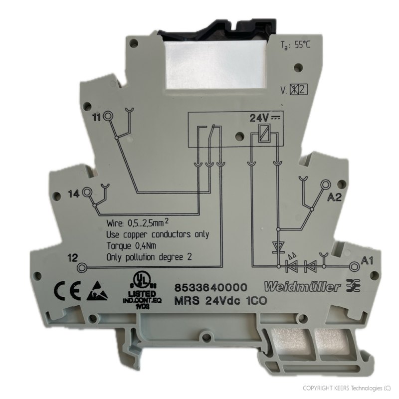 KT-853364000 Weidmuller RELAY GEN PURPOSE SPDT 6A 24V