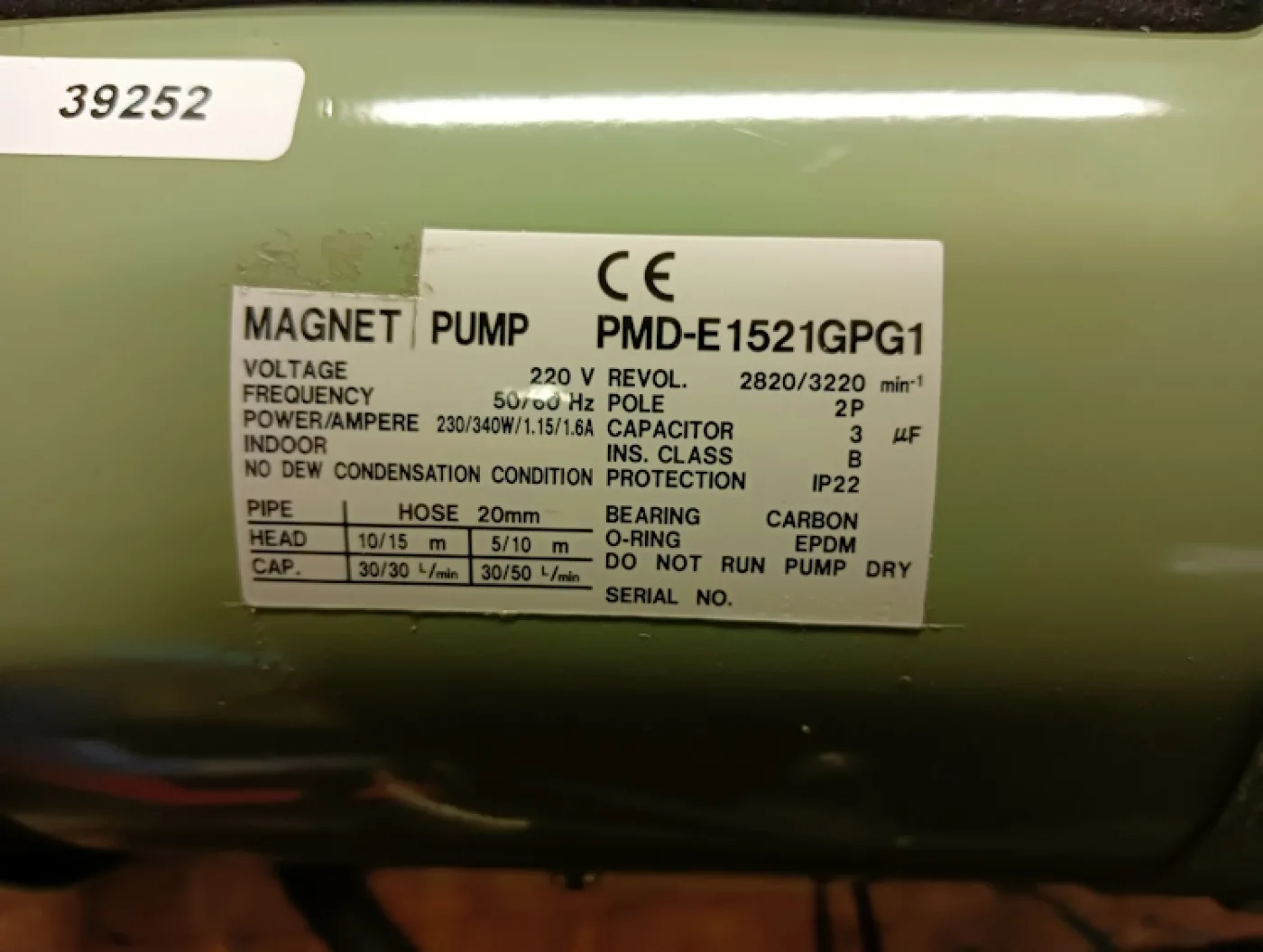 Magnetpumpe PMD-E1521GPG1 - 2