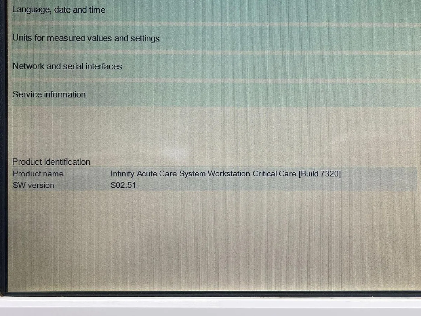 Dräger Evita V500 Ventilator SW: S02.51.01 Hours: 35374 YOM: 2013 - 8