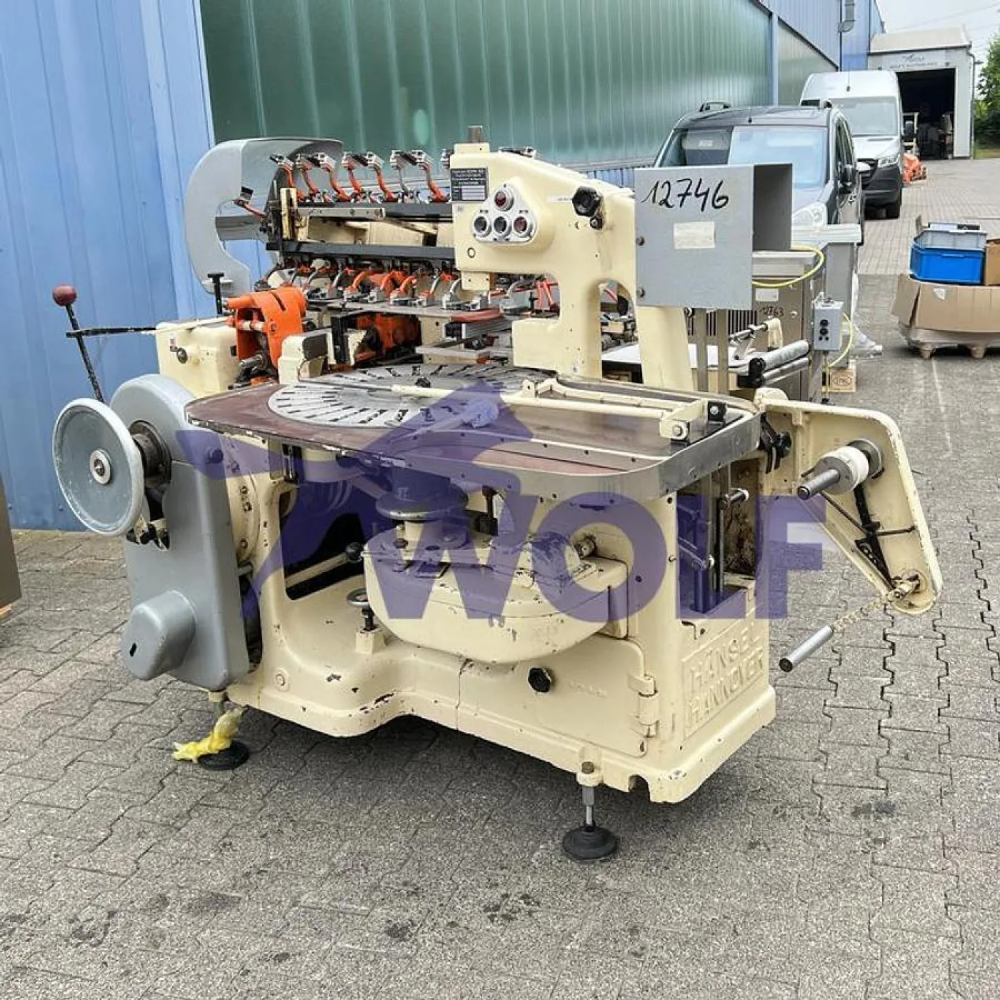 Stannioliermaschine OTTO HÄNSEL - Type HPU-Z für Doppeldreheinschlag. - 2