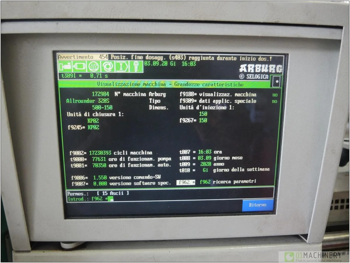 1998 ARBURG 320S 500-150 IN0158 - 3
