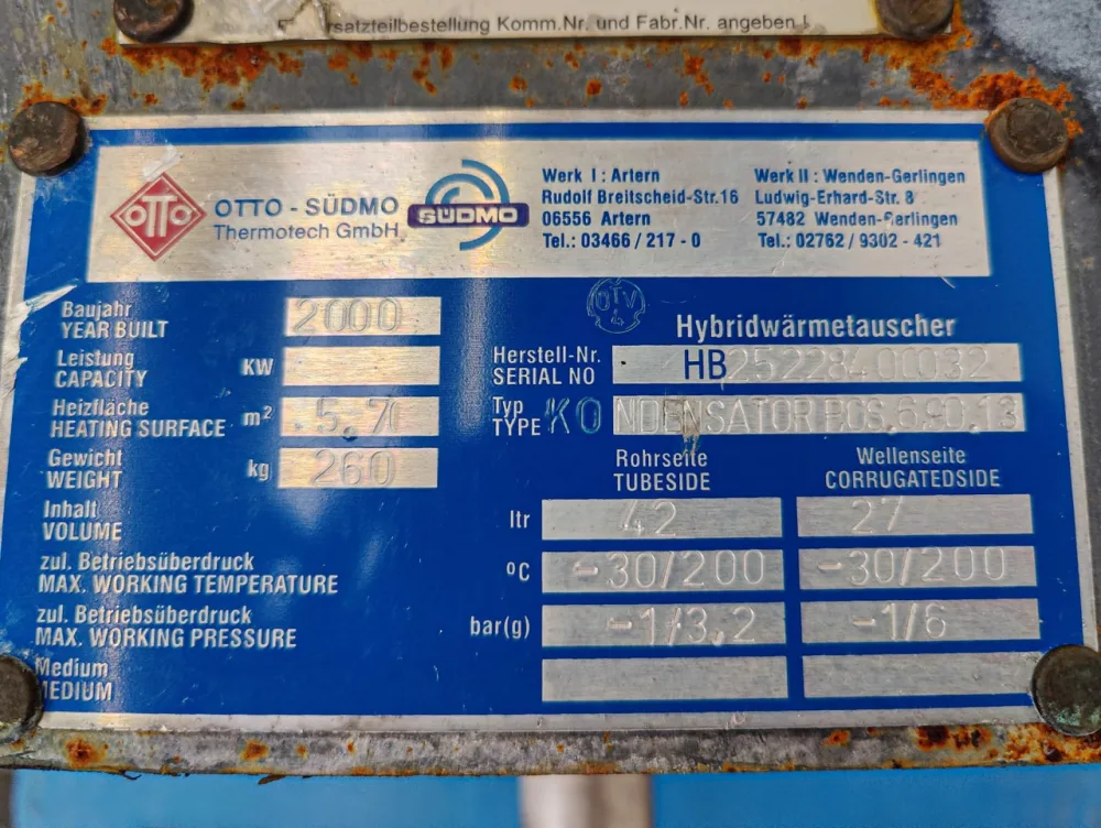 Unex Hybrid; fully welded plate heat exchanger - Plate heat exchanger
