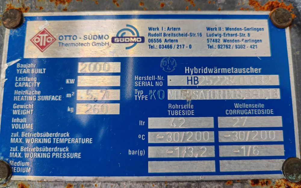 Unex Hybrid; fully welded plate heat exchanger - Plate heat exchanger