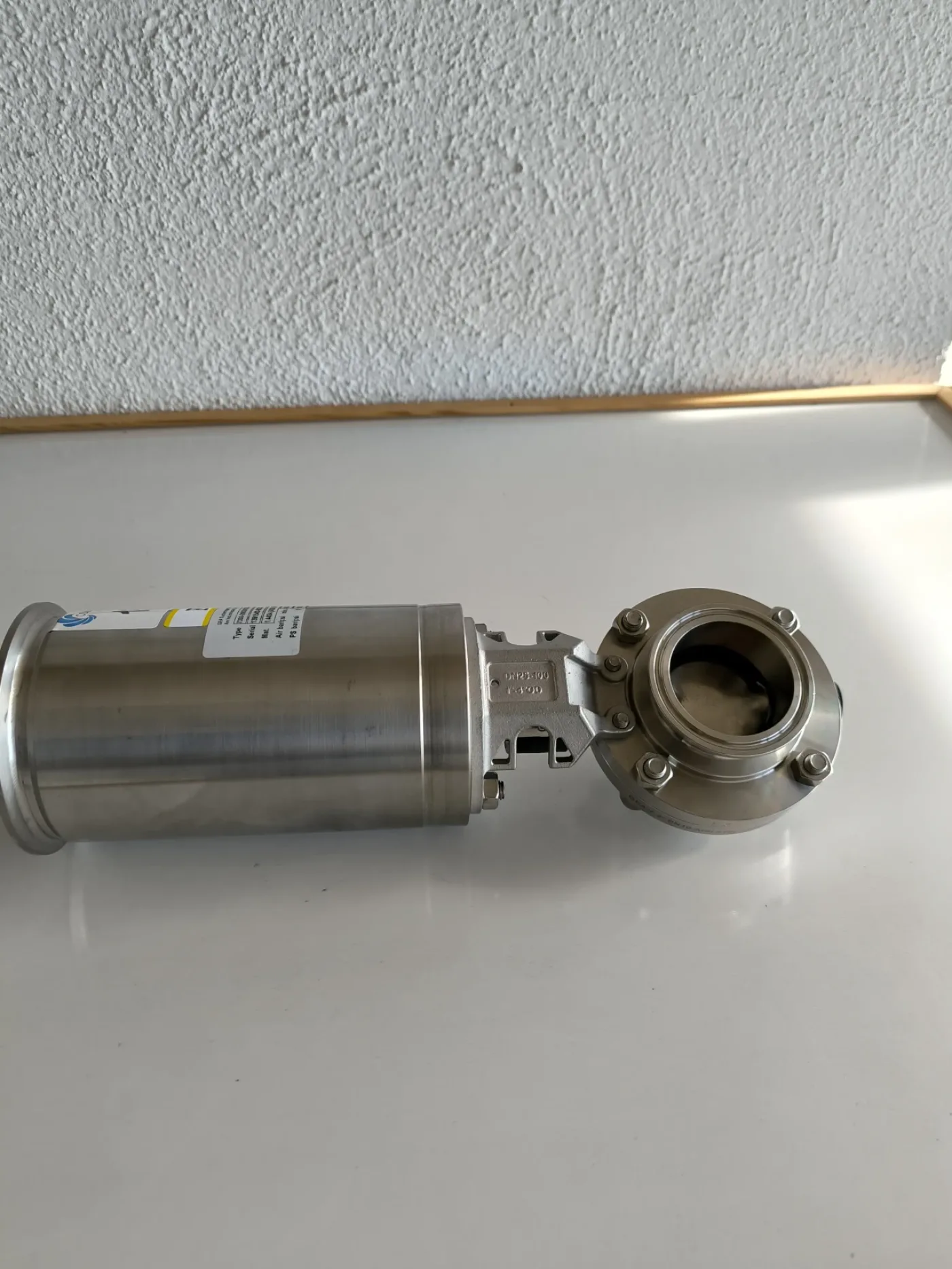 BUTTERFLY VALVE STAINLESS STEEL 316L WITH PNEUMATIC ACTUATOR GEA 7330 ATEX - 3