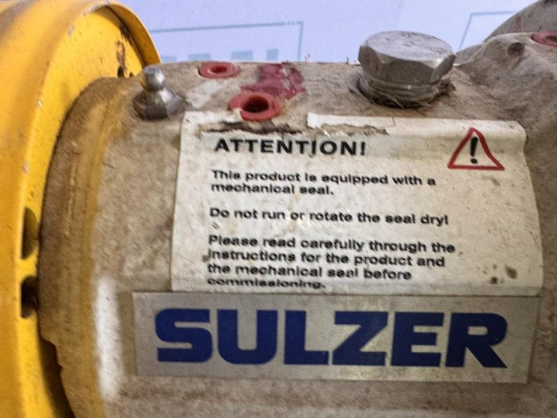 2019 Sulzer Pumpen Process centrifugal pump with electric motor