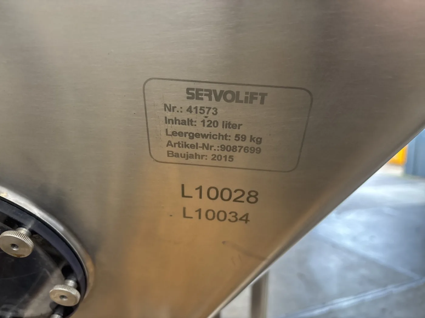 Servolift Container Mischer MC - Tumbler mixer - 8