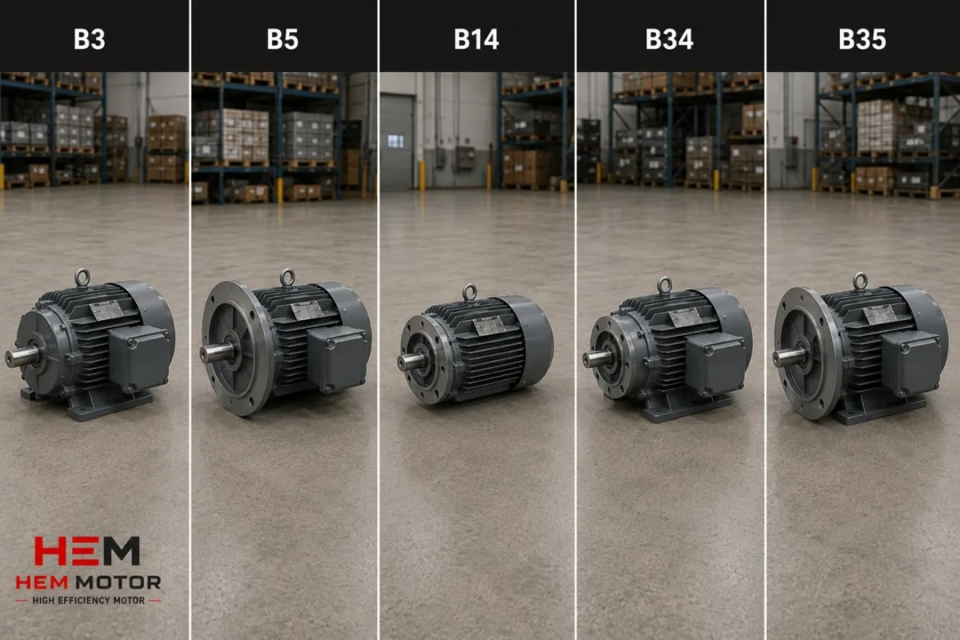 B5 Flange Electric Motors - 2