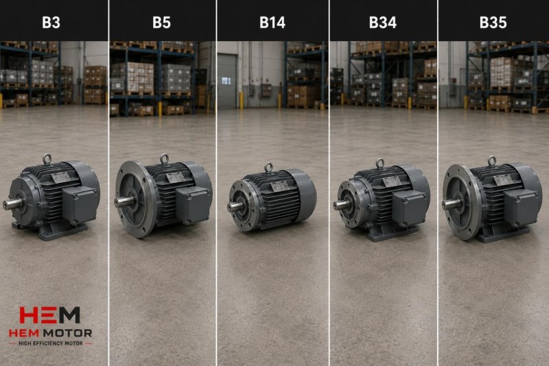 B5 Flange Electric Motors