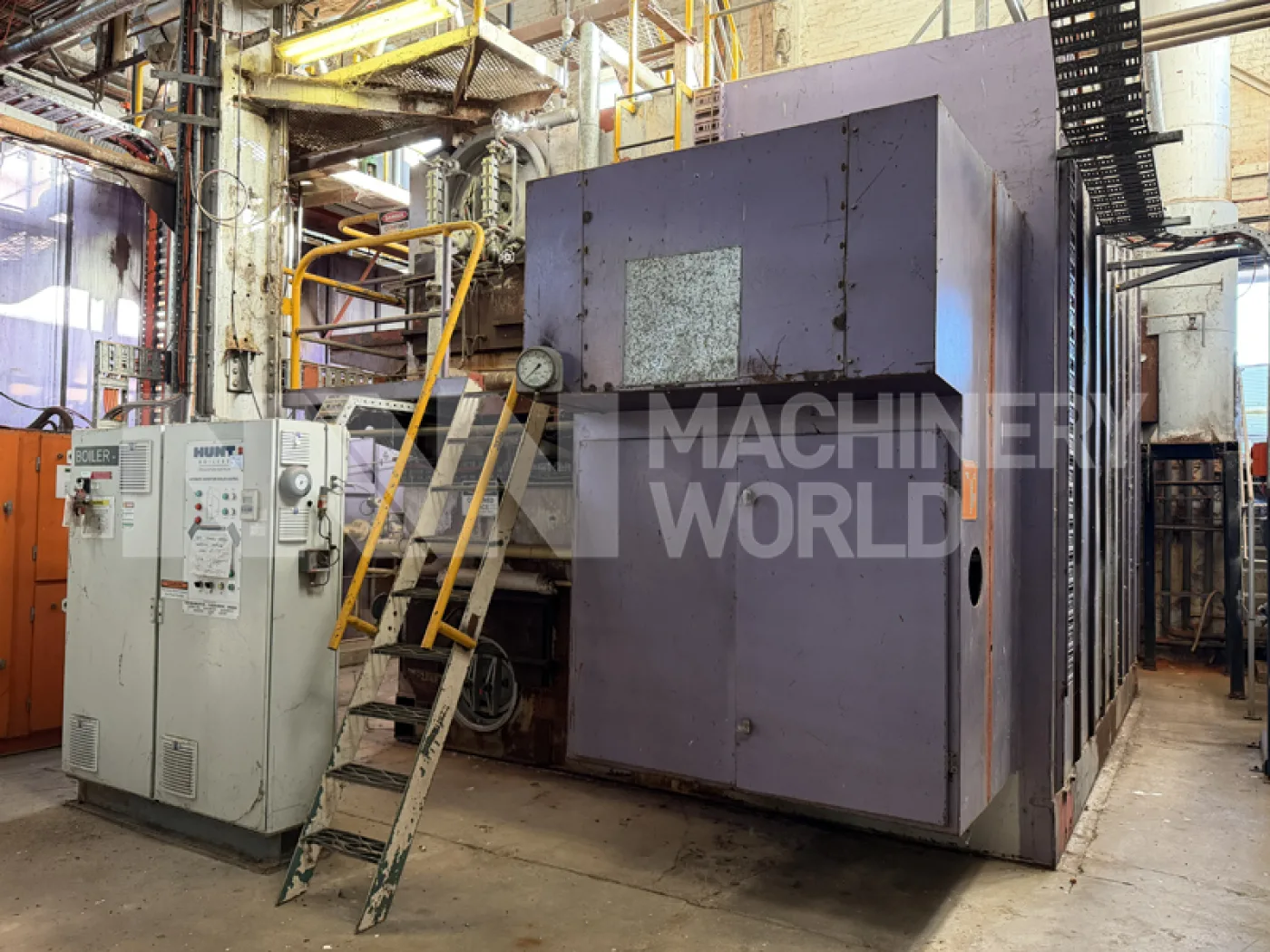 Maxitherm 7.5MW 17.5 Bar Natural Gas Fired Industrial Steam Boiler with Economiser (YOM 1992) - 2