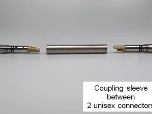 Coupling Sleeve between Unisex Connectors