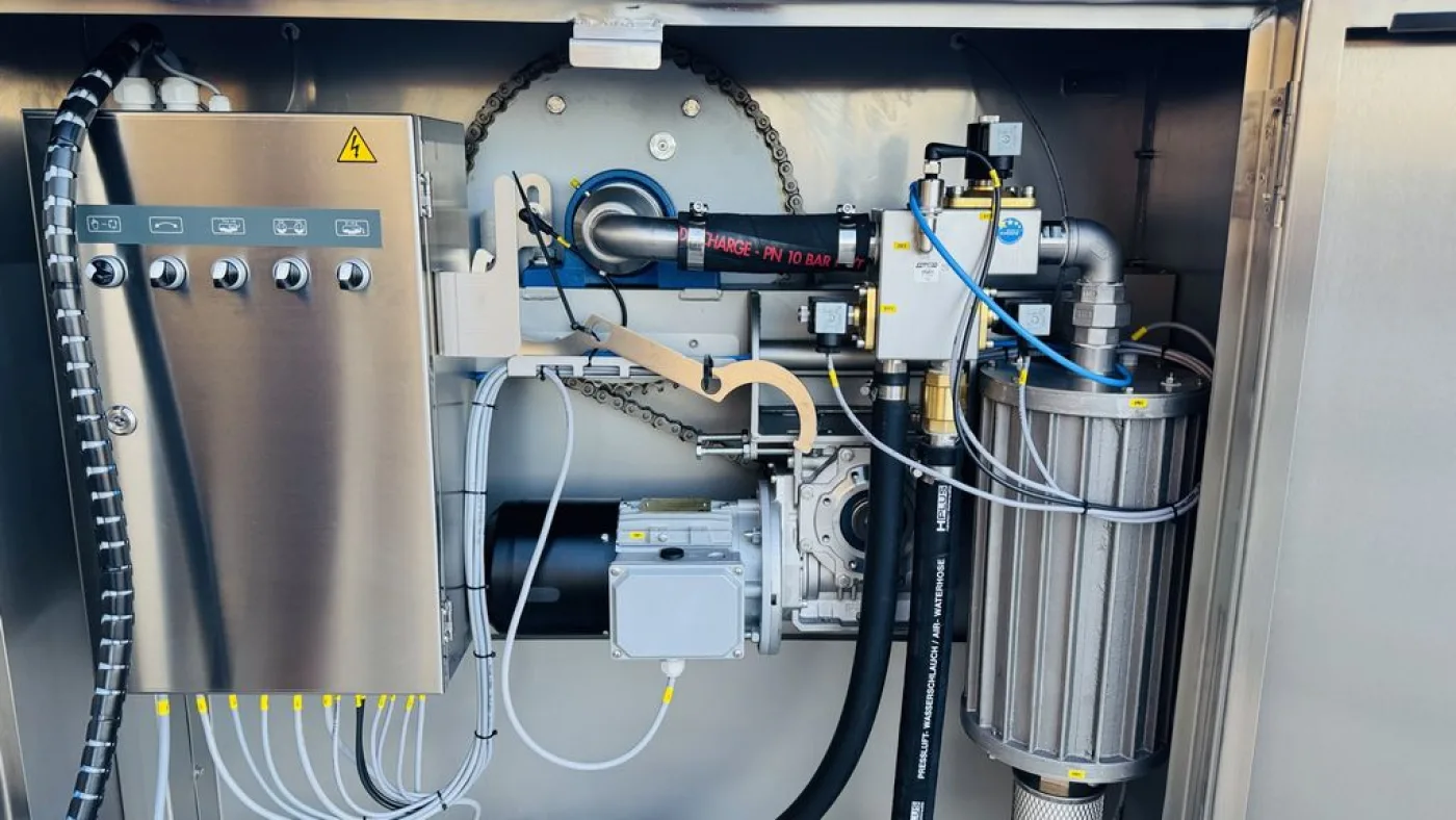 PNEUMATIC MEMBRANE PRESS, MODEL VP11E, OPEN CYLINDER, NEW EQUIPMENT - 6