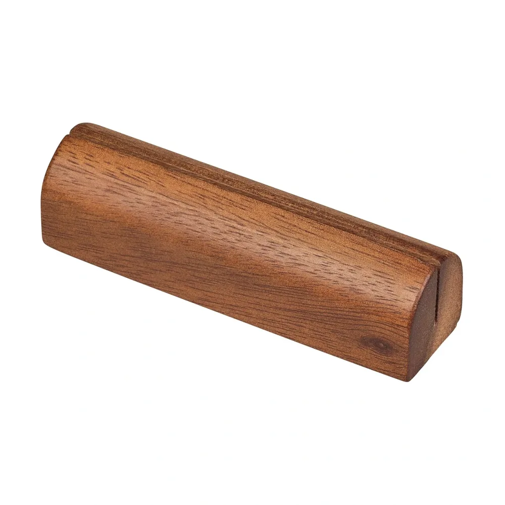 Tala Menu Holder in Lacquered Acacia (Pack of 12) - islandcatering
