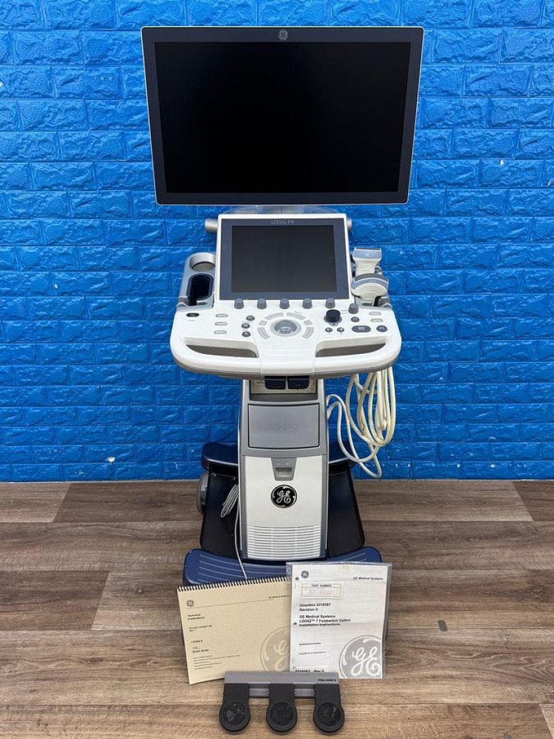 GE LOGIQ P9 YOM: 2016 R1 with Convex C1-5-RS YOM: 2022 and Linear Probe 9L-RS YOM: 2018