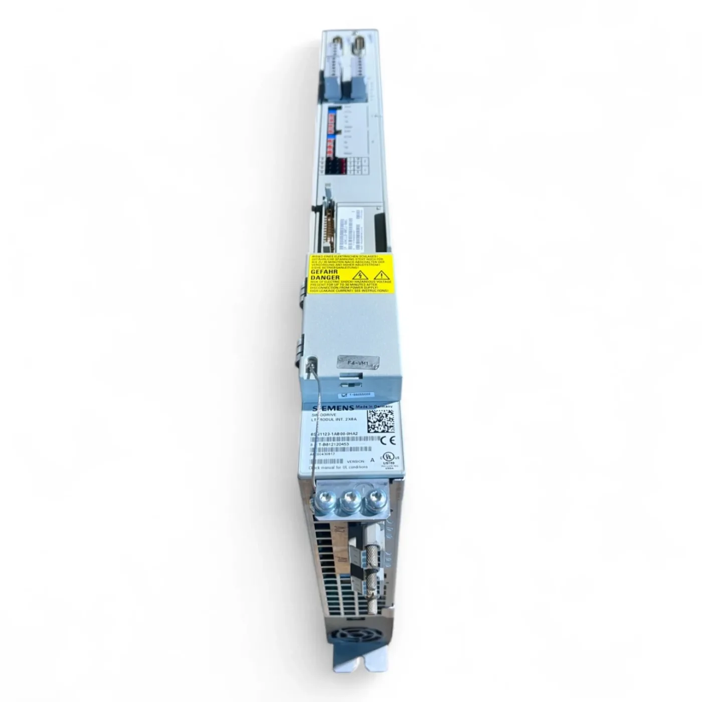Siememens Simodrive LT-Modul INT. 2x8A Art.-Nr. 6SN1123-1AB00-0HA2 + Regelungseinschub Art.-Nr. 6SN1118-0AE11-0AA1 z. B. IMA 810 V - 3