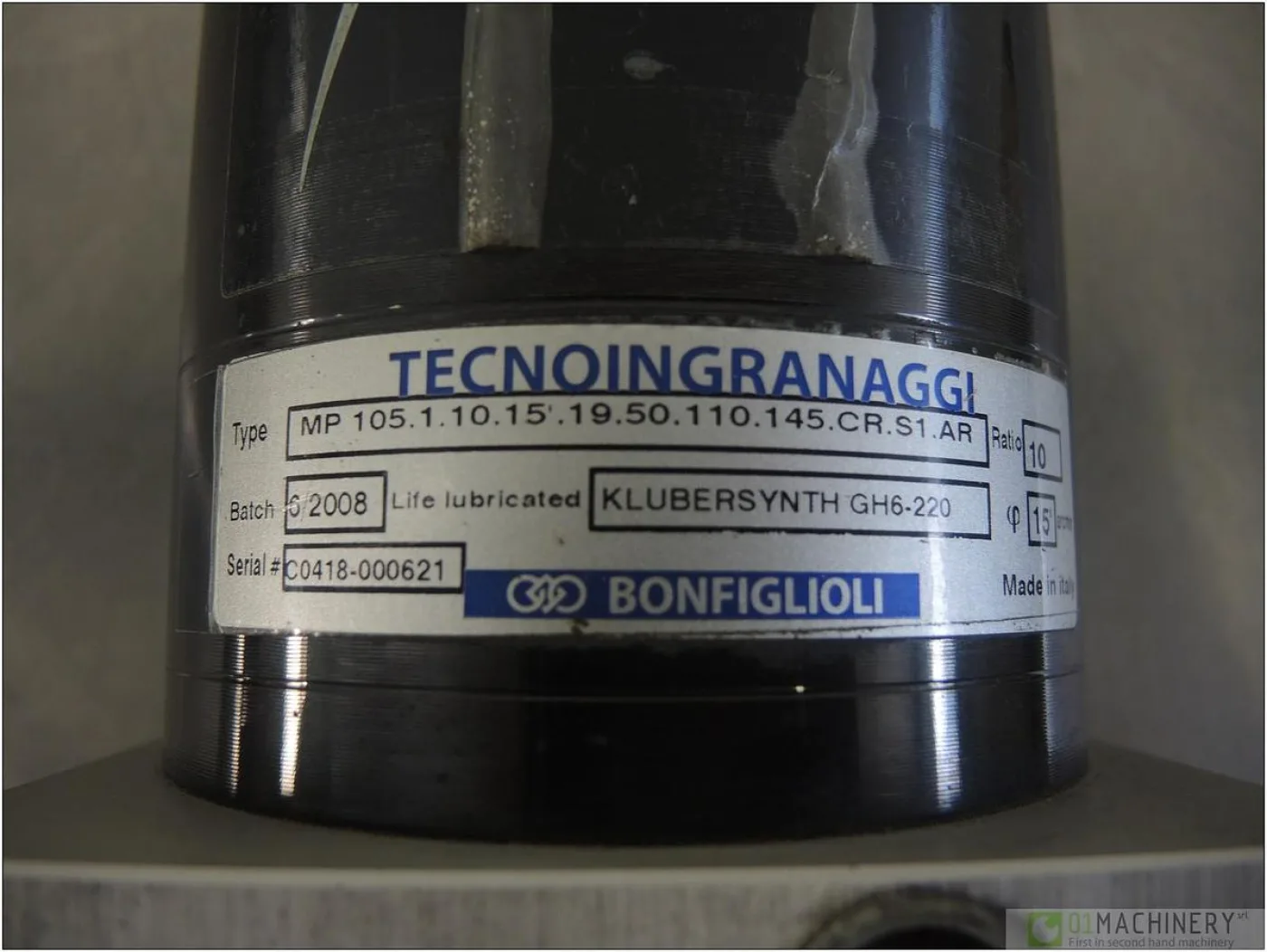 2008 TECNOINGRANAGGI/BONFIGLIOLI RIDUTTORE MP 105 AI1527 - 5