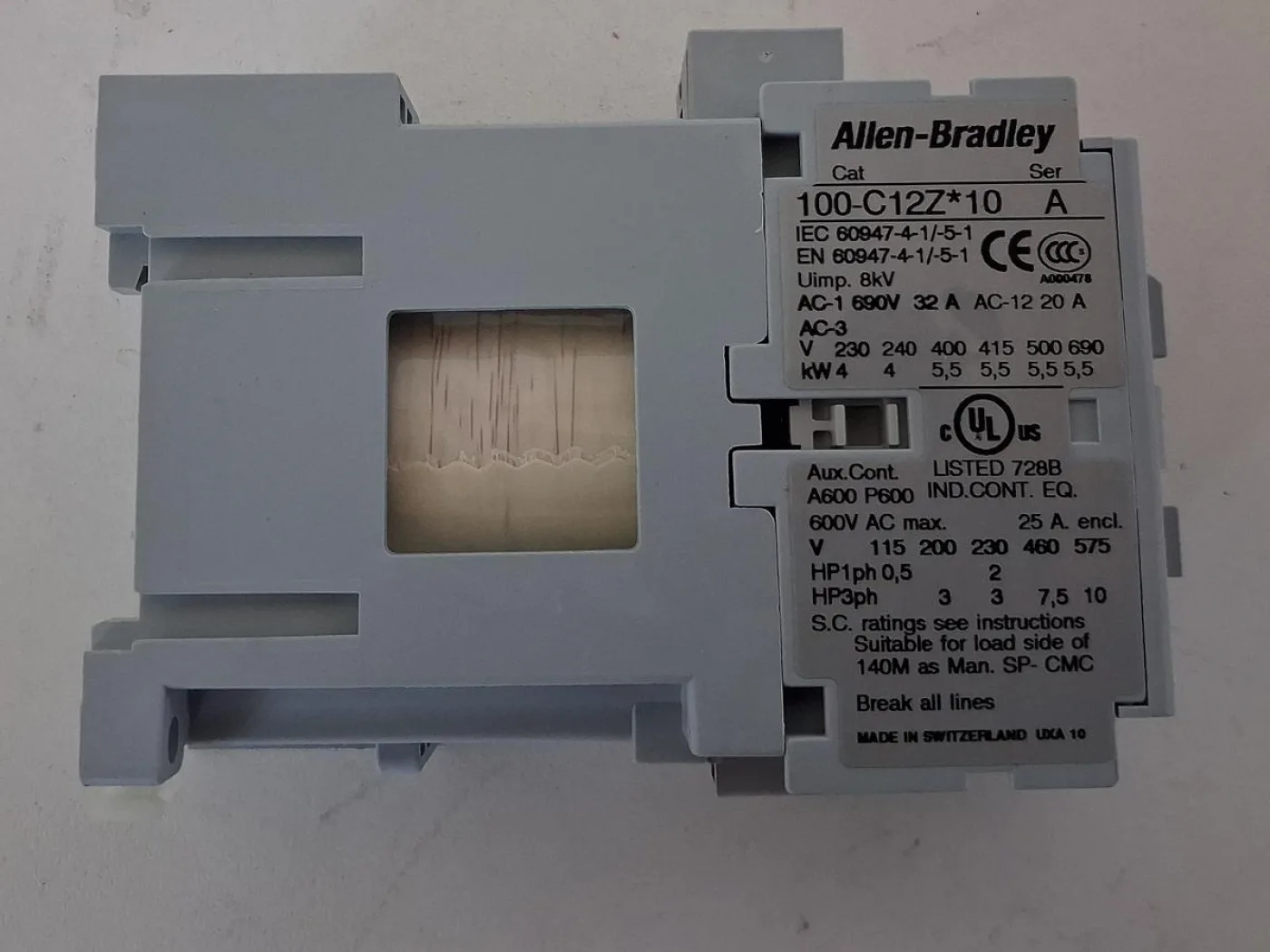 Allen-Bradley 100-C12Z*10 Contactor - 3