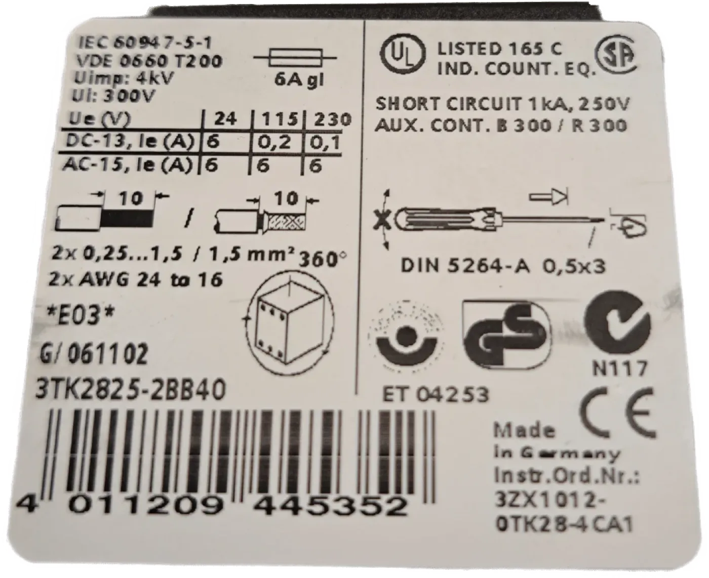 Siemens 3TK2825-2BB40 - 5