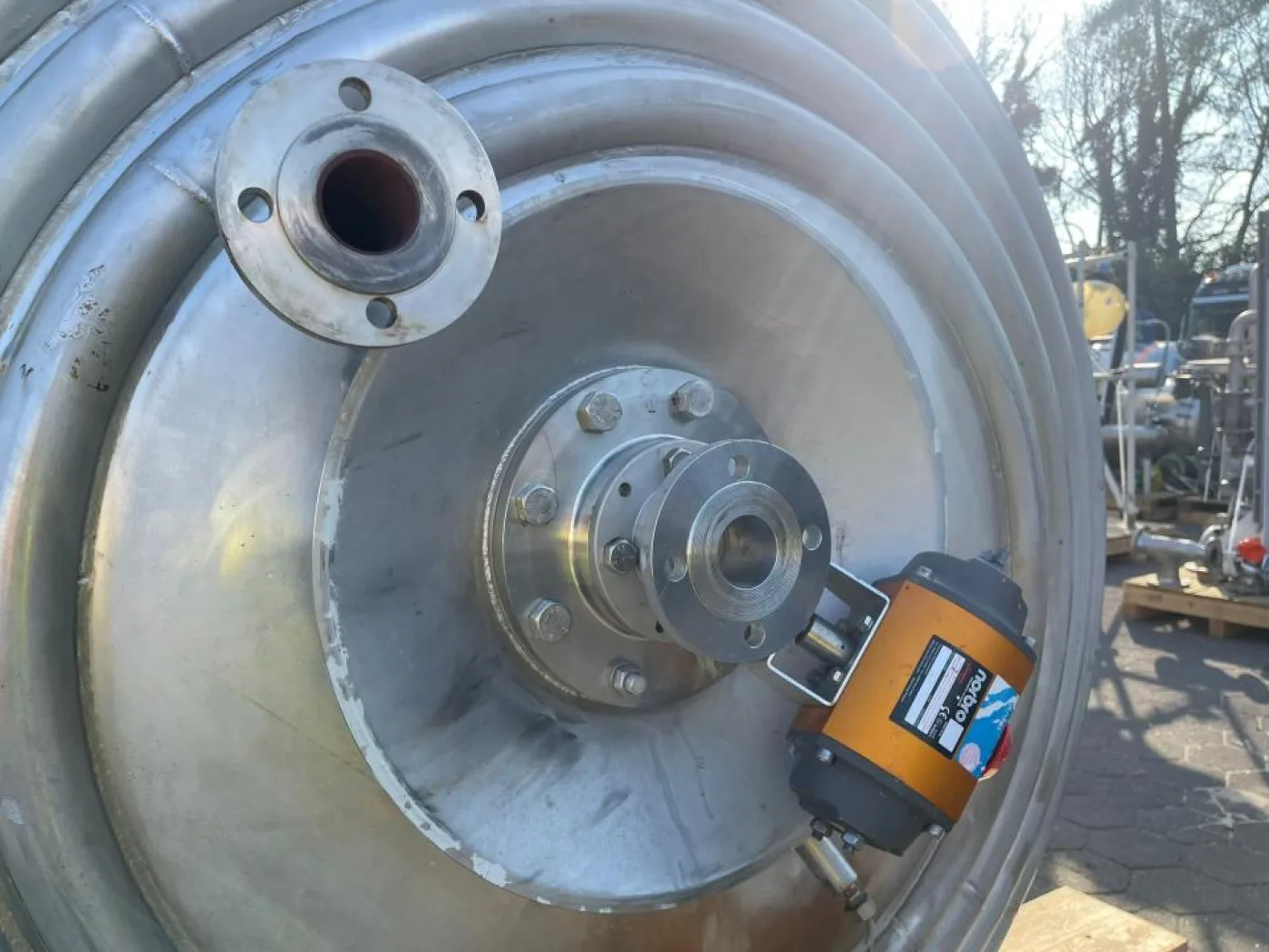 1992 CHEMATEC AG Vacuum reactor / pressure vessel with agitator - 4