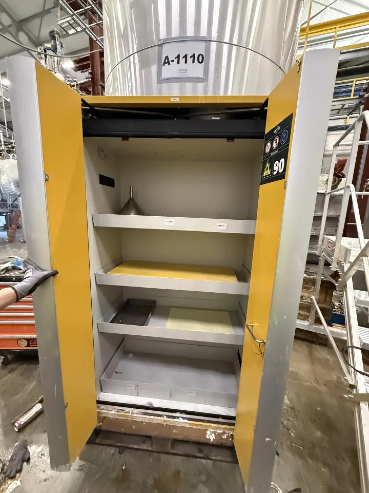 2015 Asecos Fire-Resistant Chimie Storage Cabinet - 1