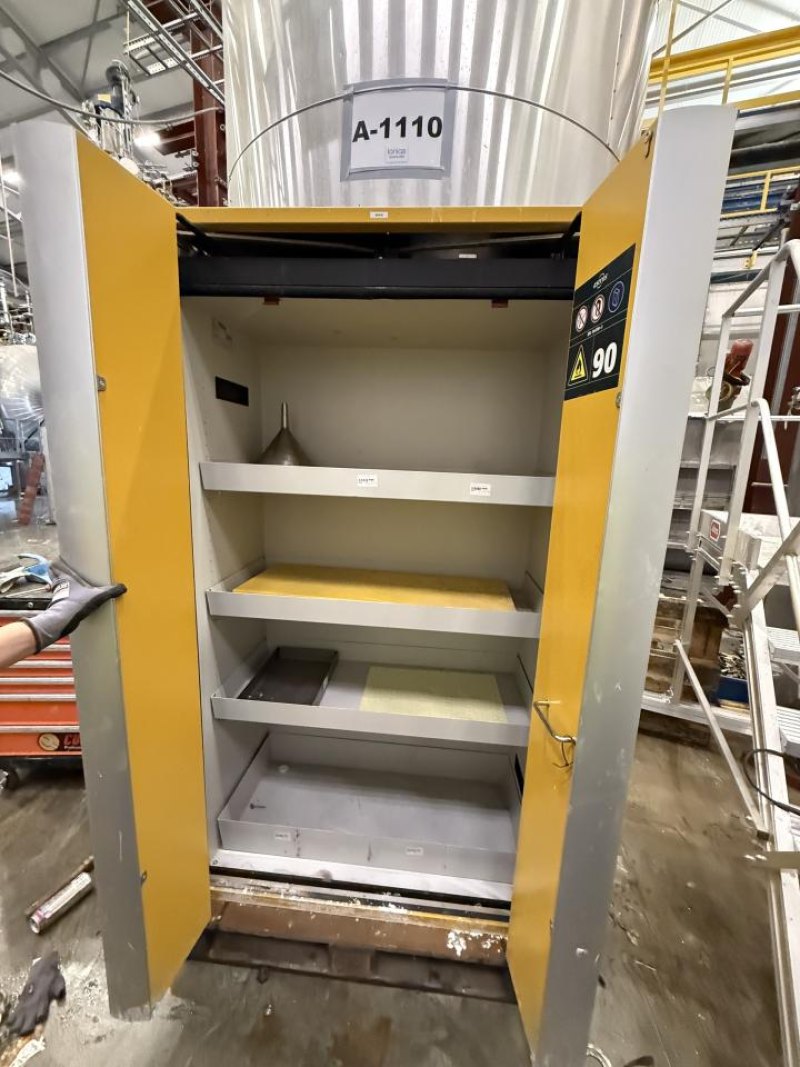 2015 Asecos Fire-Resistant Chimie Storage Cabinet