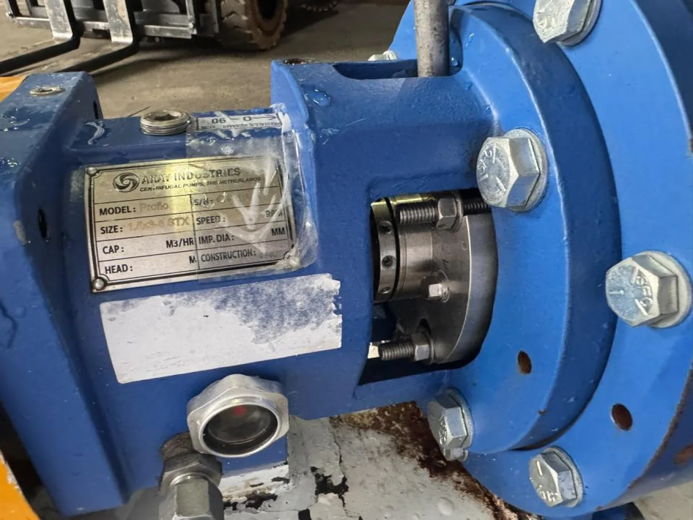 2020 AKAY Industries Centrifugal process pump with electric motor - 8