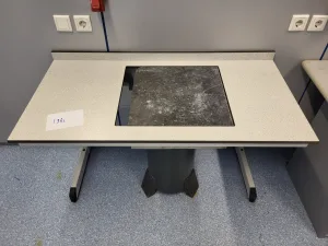 1962 - Used S+B Laboratory weighing table (125 cm)