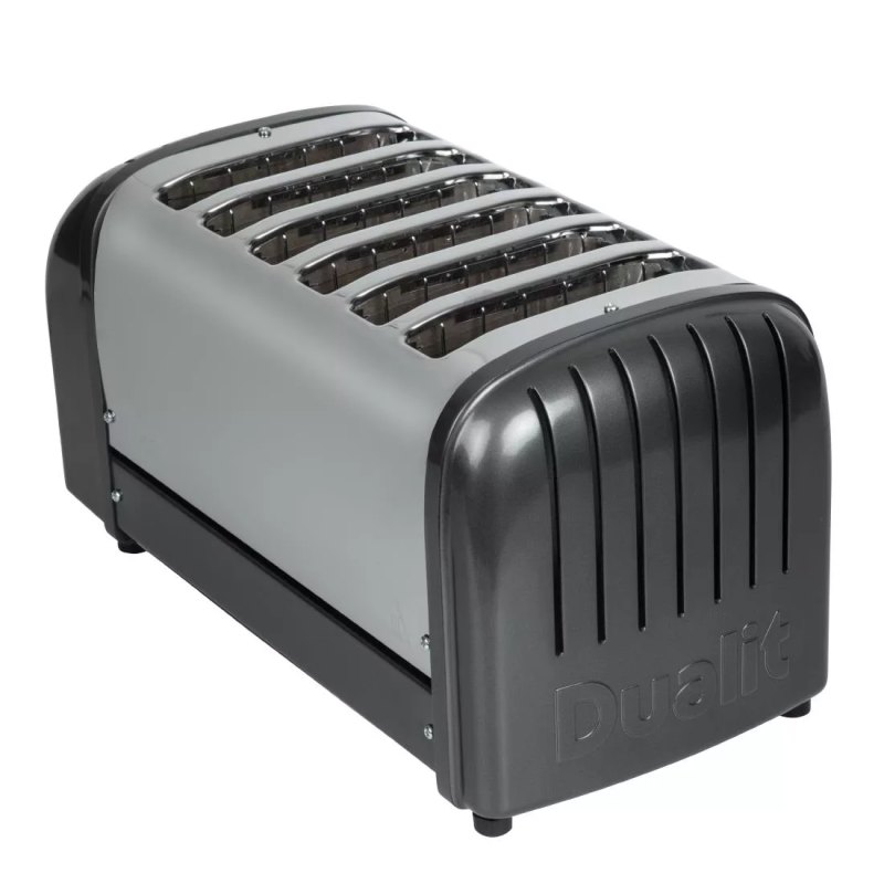 Dualit 6 Slice Vario Toaster Charcoal 60156 - islandcatering