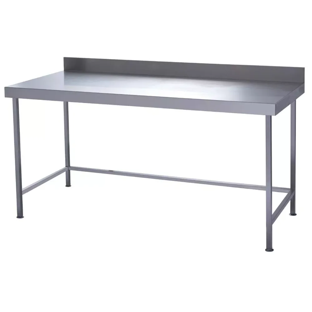 Parry Fully Welded Stainless Steel Wall Table 600x600mm - islandcatering