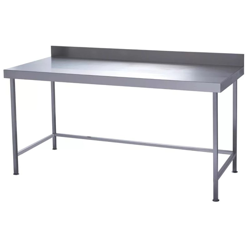Parry Fully Welded Stainless Steel Wall Table 600x600mm - islandcatering