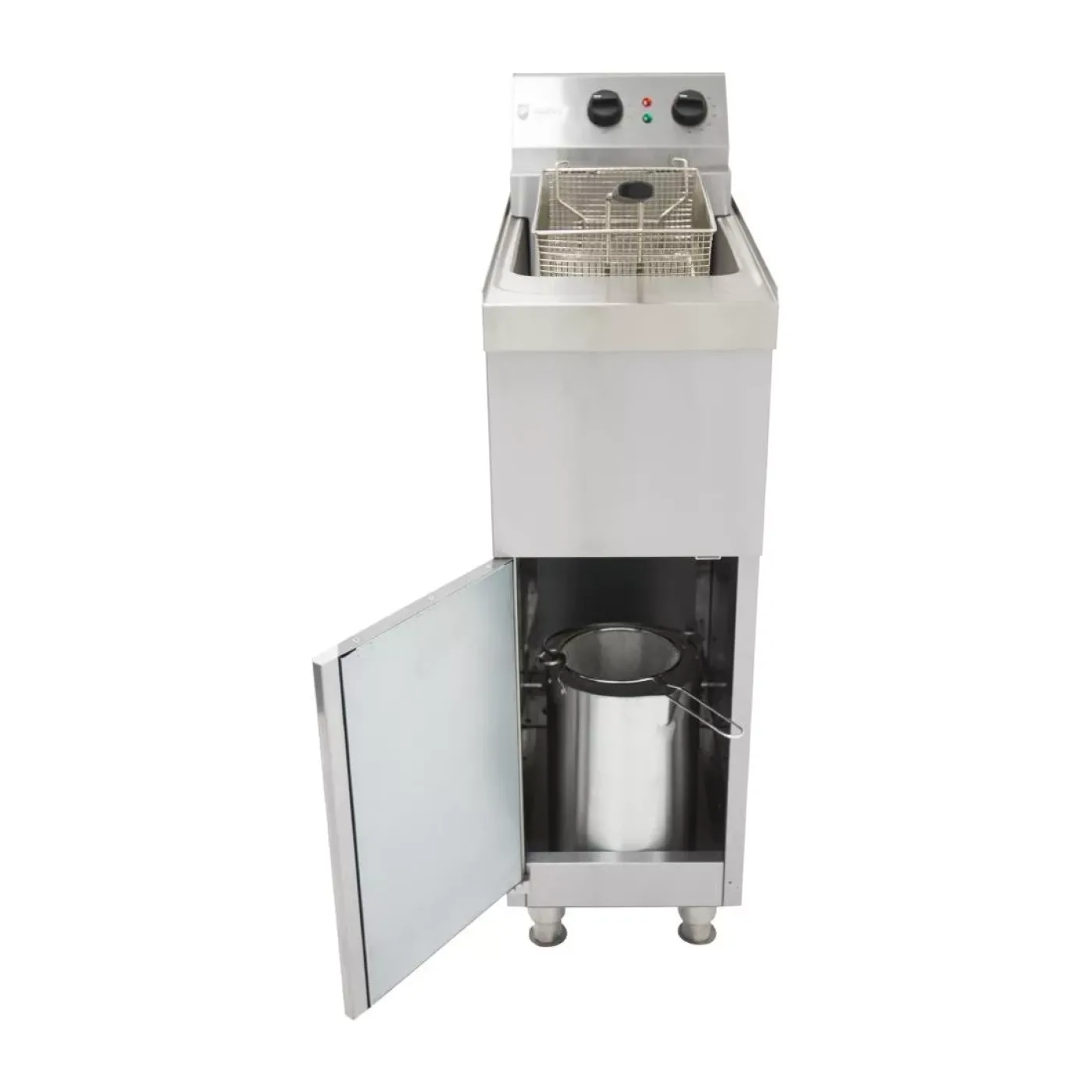Parry Single Tank Single Basket Free Standing Electric Fryer NPSPF6 - islandcatering - 5