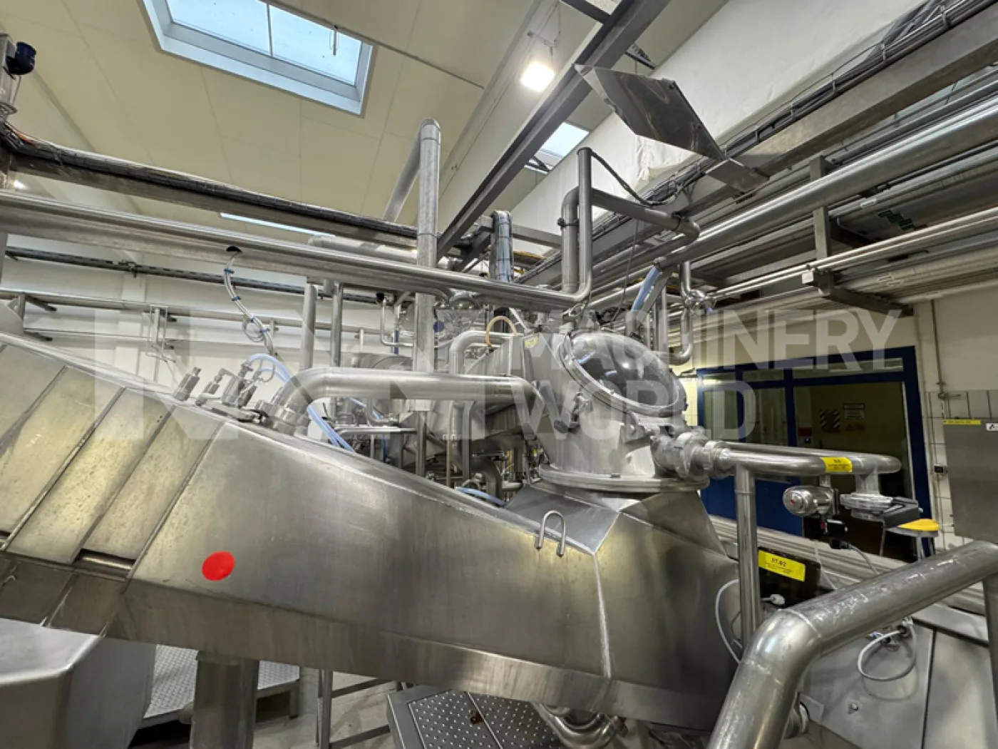 6,000kg per hour Simon Freres MD1230VR Continuous Butter Churn with Simplistock SV2 25kg Bulk Butter Packer - 6