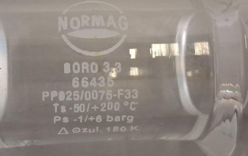 Normag Glasbauteil von Normag (Typ PPP25/0075-F33) DN25
