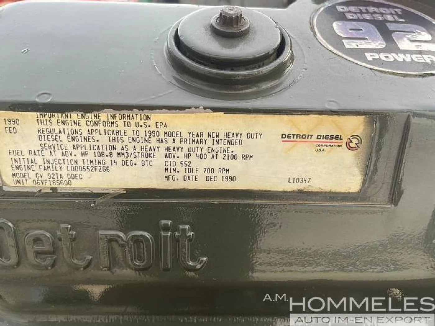 Detroit Diesel 6V92TA DDEC - 5