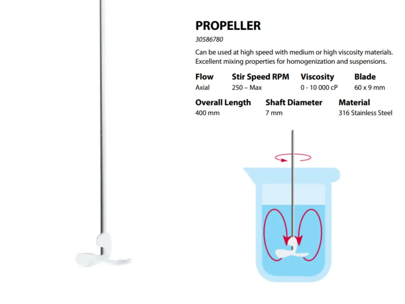 Ohaus Stirrer Shafts - 3