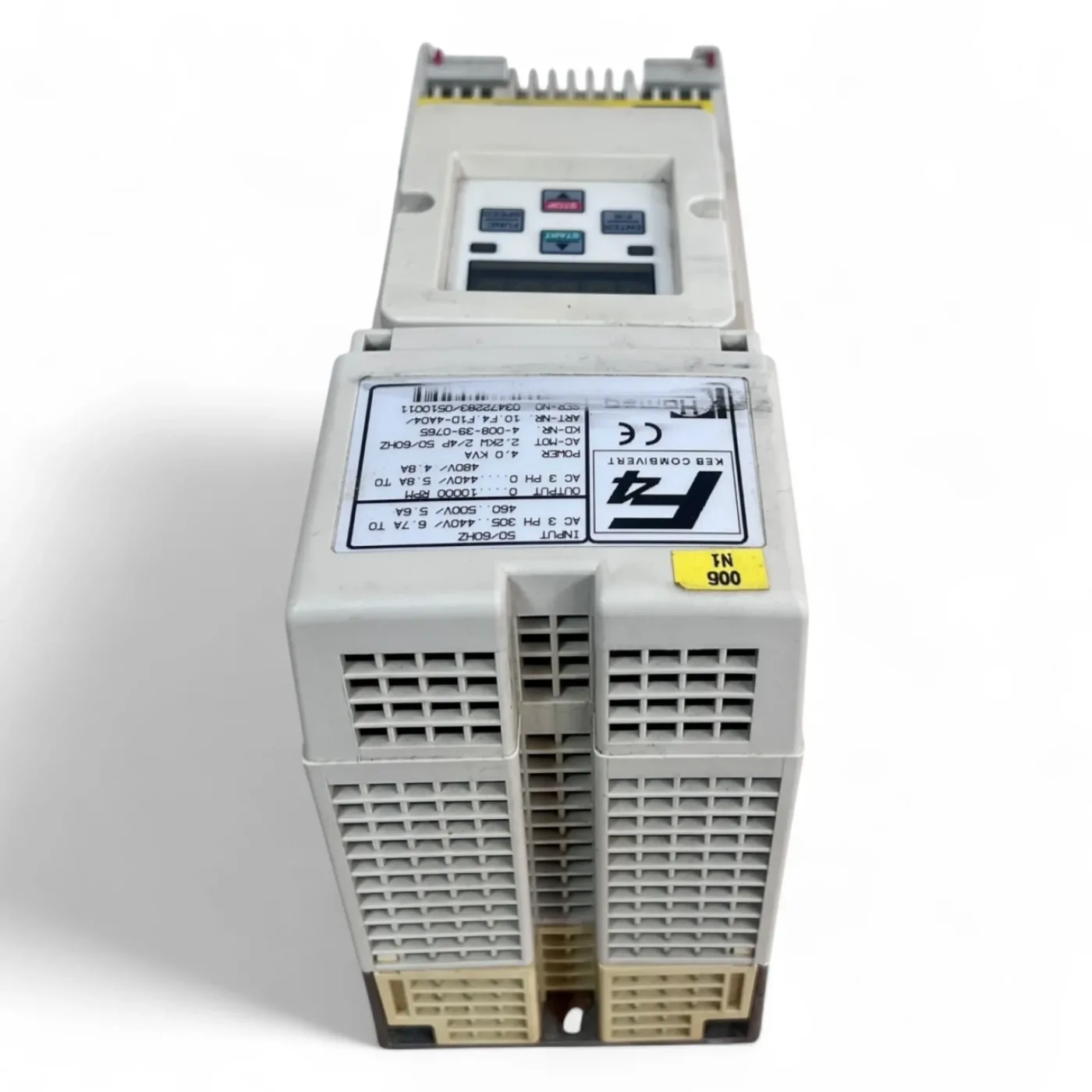 KEB COMBIVERT F4 Frequenzumrichter 10.F4.F1D-4040/Z 2.2 kW 4.0 kVA Motorleistung mit RS232-Toslink Modul - 3