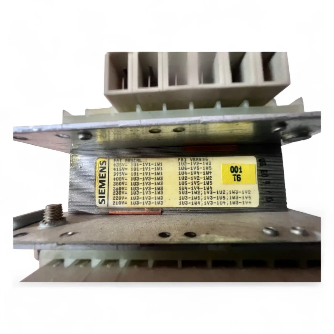Siemens Dreiphasen-Steuertransformator 24 V DC / 20 A T50/B Art.-Nr. 4AV3295-7AA00 Power Supply - 5