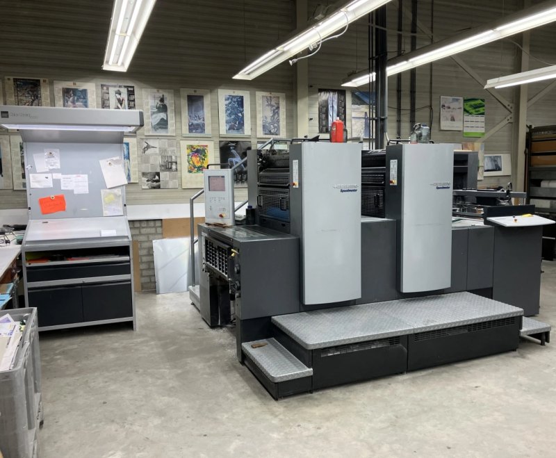 Heidelberg SM 74-2 offset printing press