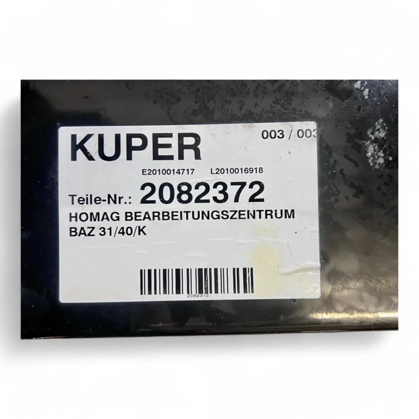 Homag Weeke Bircher Trittmatte Sicherheits-Schaltmatte ESM-21, 1200x500 mm schwarz 5176.5.100, 2082372 - 4