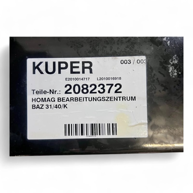 Homag Weeke Bircher Trittmatte Sicherheits-Schaltmatte ESM-21, 1200x500 mm schwarz 5176.5.100, 2082372
