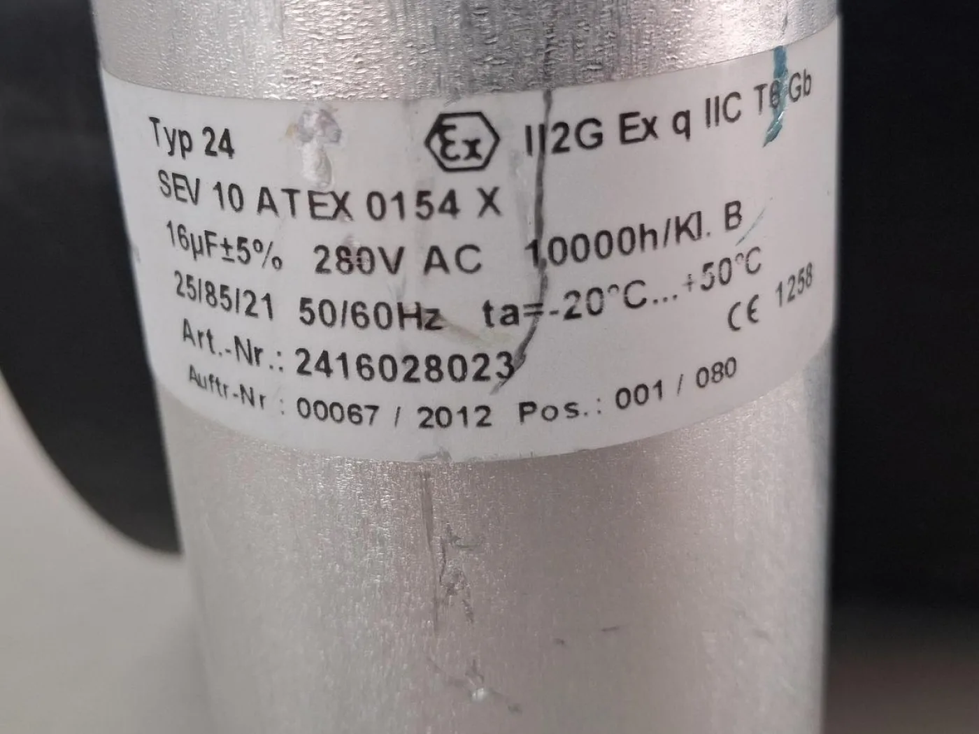 Helios RRK 250 EX Radial-Rohrventilator ATEX - 7
