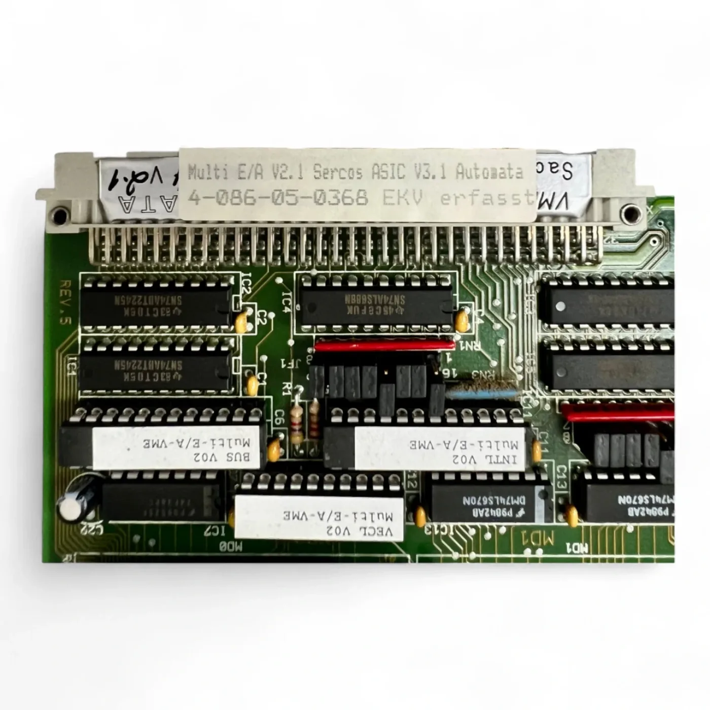 HOMAG MULTI-E/A VME-GRUNDKARTE Multi E/A V2.1 Sercos ASIC V3.1 Automata Art.-Nr. 4-086-05-0368 - 3