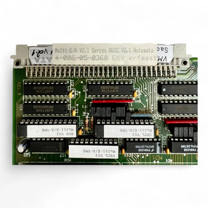 HOMAG MULTI-E/A VME-GRUNDKARTE Multi E/A V2.1 Sercos ASIC V3.1 Automata Art.-Nr. 4-086-05-0368