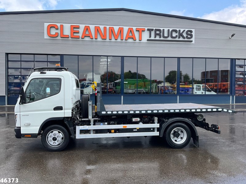FUSO Canter Euro 6 Hyvalift 5 Ton haakarmsysteem + Flatbedcontainer Just 44.417 km!