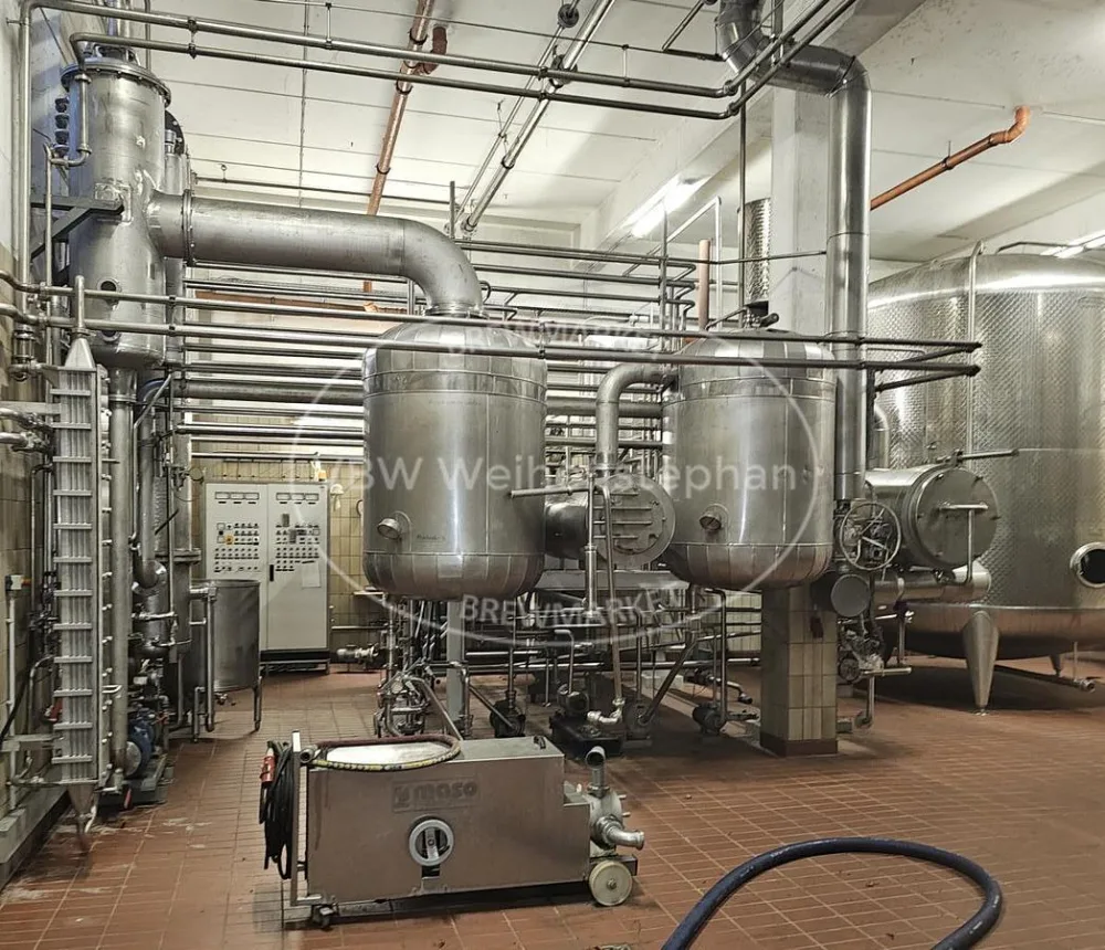 Concentration plant for juice