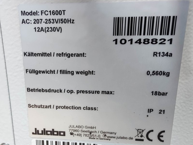 Julabo FC-1600T Chiller - Temperature control unit