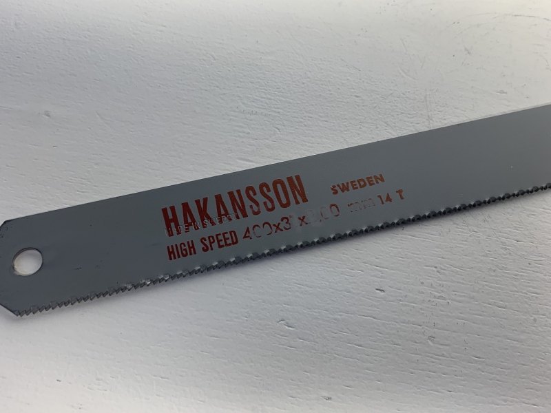 LAME DE SCIE "HAKANSSON" TYPE 400x32x1,6 14 dents