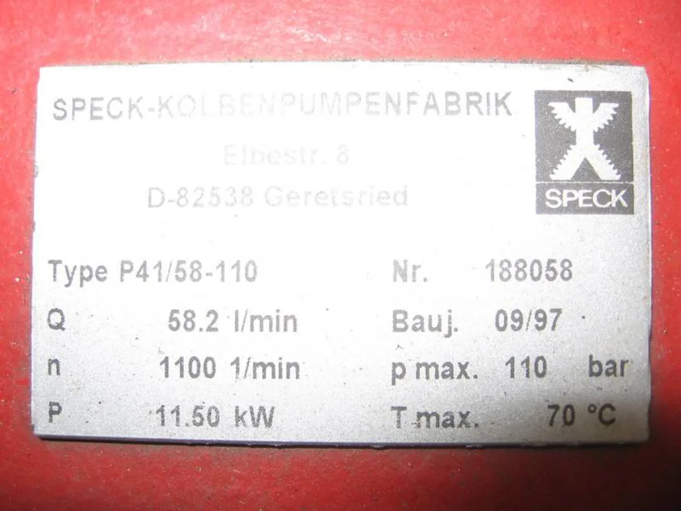 High pressure pump - 5